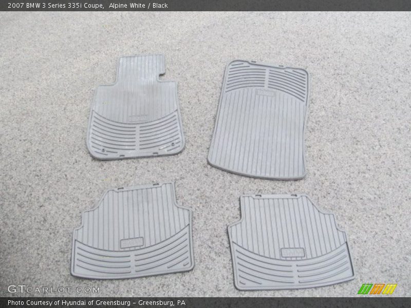 Alpine White / Black 2007 BMW 3 Series 335i Coupe
