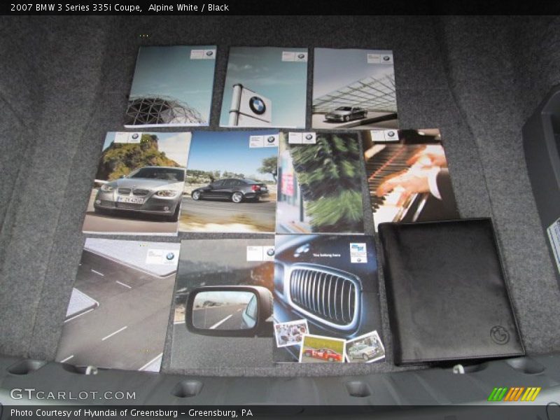 Alpine White / Black 2007 BMW 3 Series 335i Coupe