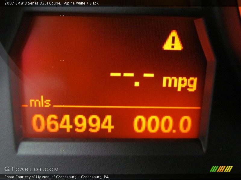 Alpine White / Black 2007 BMW 3 Series 335i Coupe