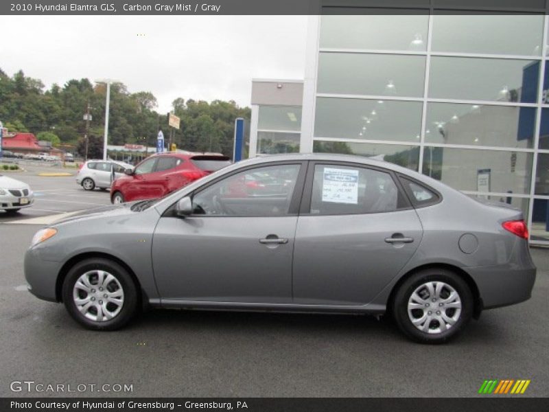 Carbon Gray Mist / Gray 2010 Hyundai Elantra GLS