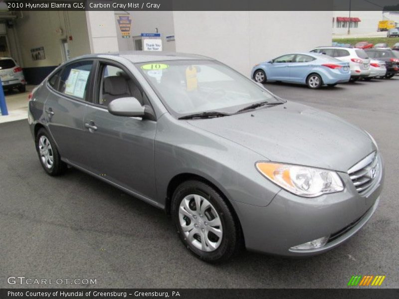 Carbon Gray Mist / Gray 2010 Hyundai Elantra GLS