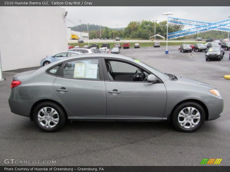 Carbon Gray Mist / Gray 2010 Hyundai Elantra GLS