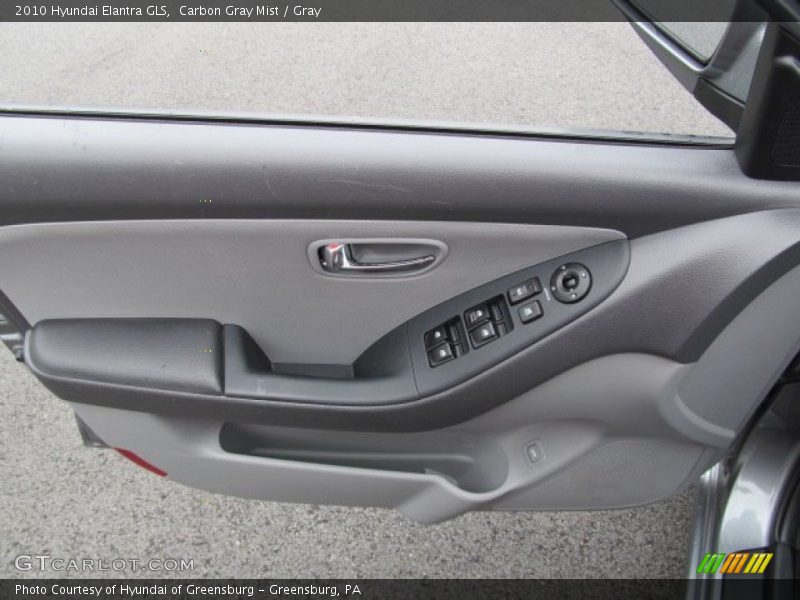 Carbon Gray Mist / Gray 2010 Hyundai Elantra GLS