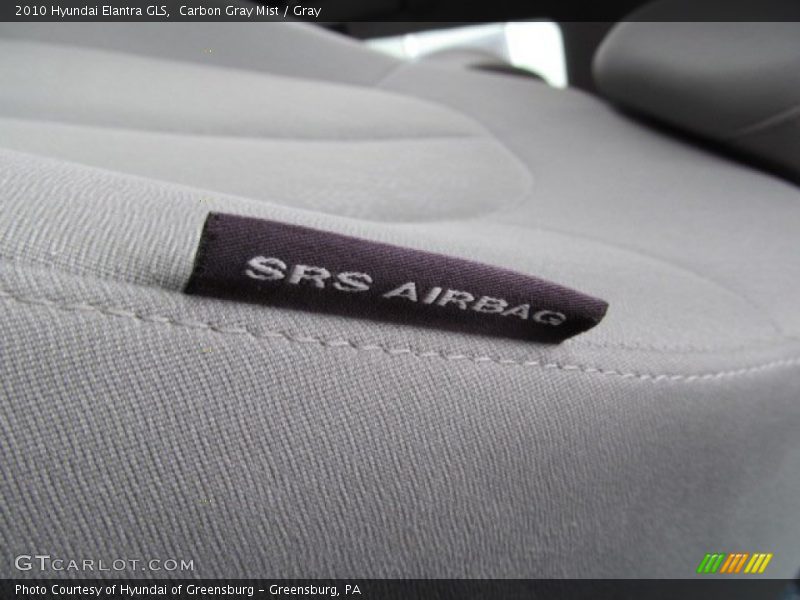 Carbon Gray Mist / Gray 2010 Hyundai Elantra GLS