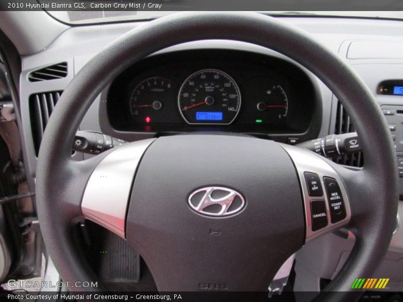 Carbon Gray Mist / Gray 2010 Hyundai Elantra GLS
