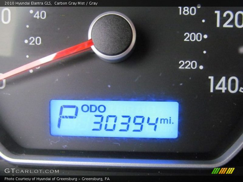 Carbon Gray Mist / Gray 2010 Hyundai Elantra GLS