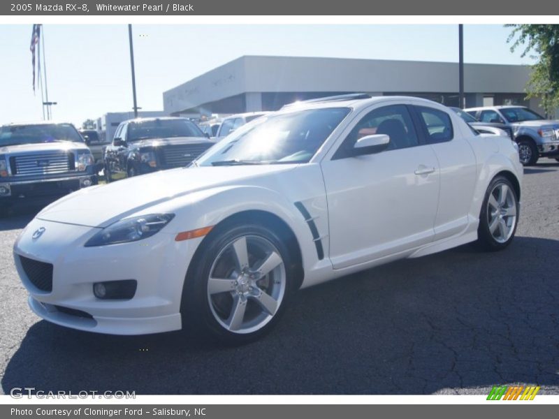Whitewater Pearl / Black 2005 Mazda RX-8