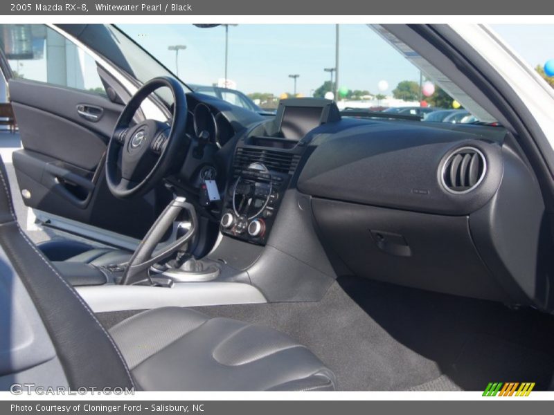 Whitewater Pearl / Black 2005 Mazda RX-8
