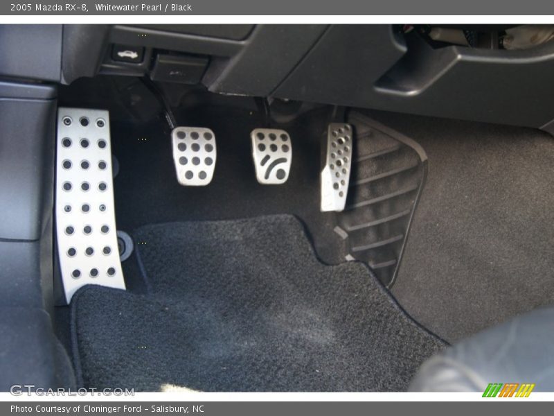 Whitewater Pearl / Black 2005 Mazda RX-8