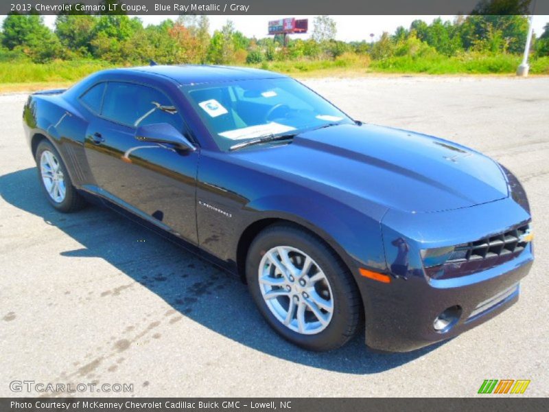 Blue Ray Metallic / Gray 2013 Chevrolet Camaro LT Coupe