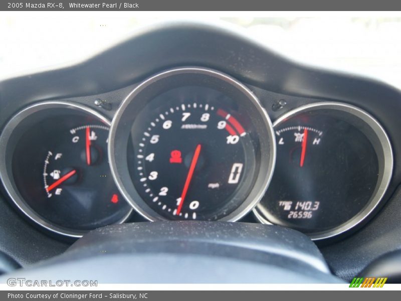 Whitewater Pearl / Black 2005 Mazda RX-8