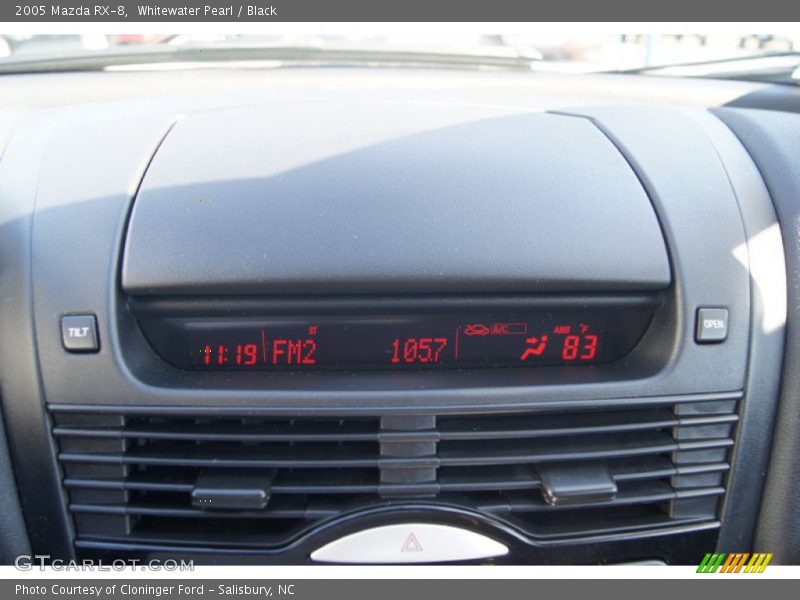 Whitewater Pearl / Black 2005 Mazda RX-8