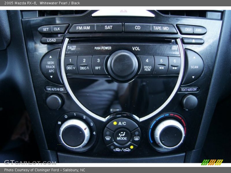 Controls of 2005 RX-8 