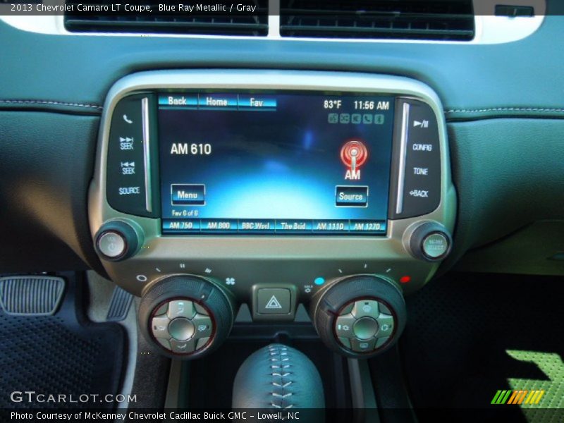 Controls of 2013 Camaro LT Coupe
