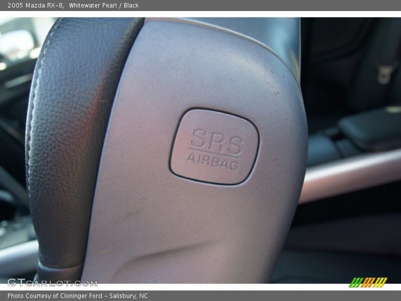 Whitewater Pearl / Black 2005 Mazda RX-8