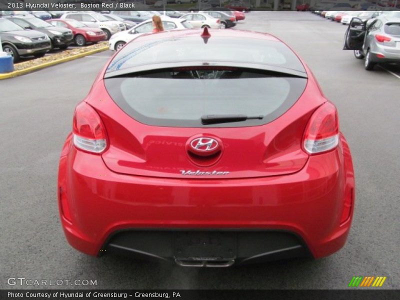 Boston Red / Black 2013 Hyundai Veloster