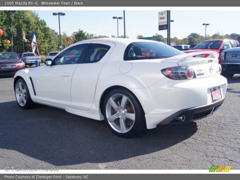 Whitewater Pearl / Black 2005 Mazda RX-8