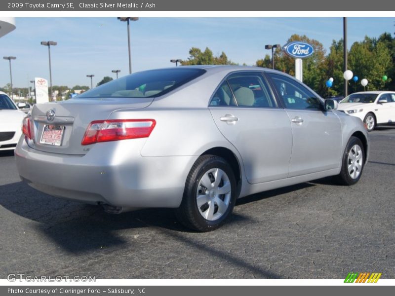 Classic Silver Metallic / Ash 2009 Toyota Camry SE