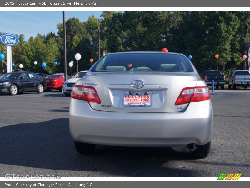 Classic Silver Metallic / Ash 2009 Toyota Camry SE