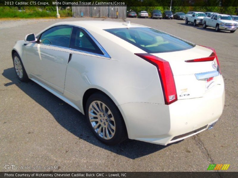 White Diamond Tricoat / Cashmere/Cocoa 2013 Cadillac CTS Coupe