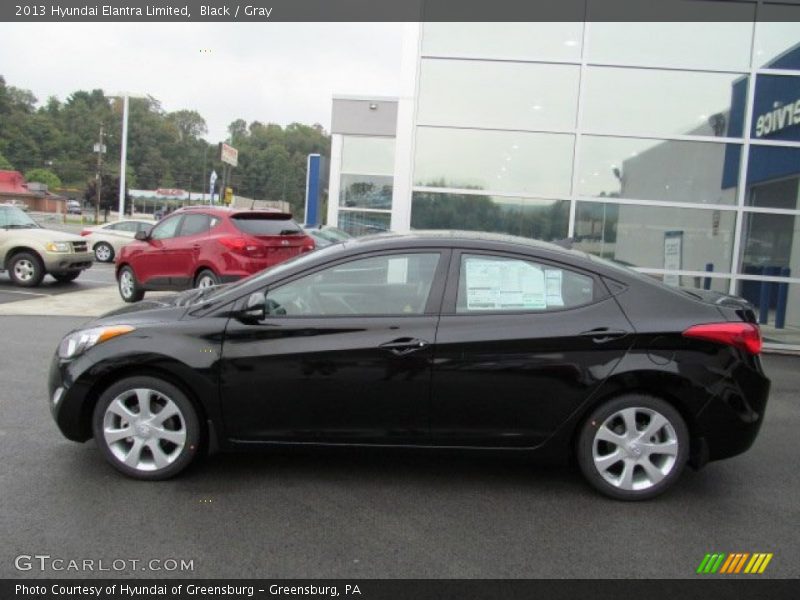 Black / Gray 2013 Hyundai Elantra Limited