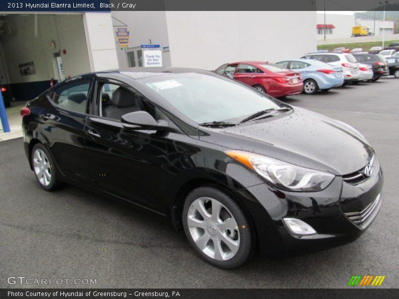 Black / Gray 2013 Hyundai Elantra Limited