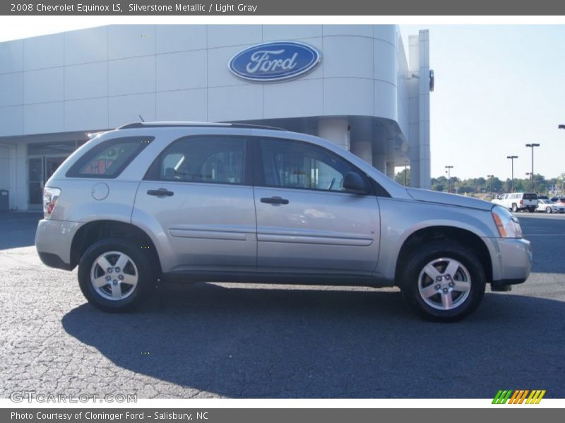 Silverstone Metallic / Light Gray 2008 Chevrolet Equinox LS