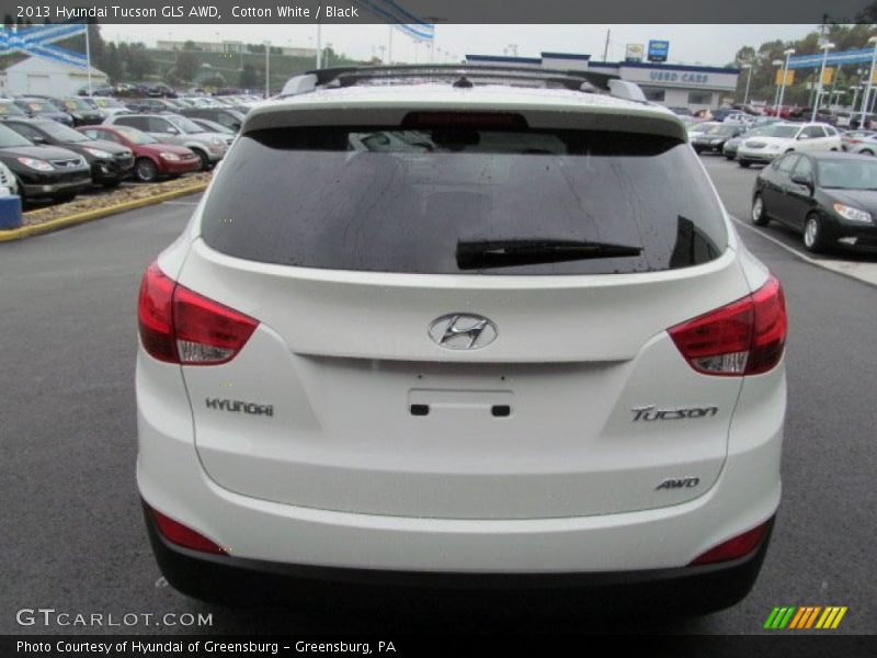 Cotton White / Black 2013 Hyundai Tucson GLS AWD
