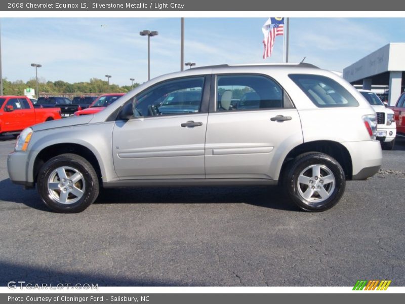 Silverstone Metallic / Light Gray 2008 Chevrolet Equinox LS