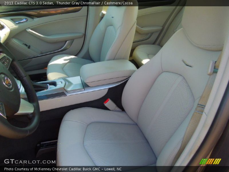 Thunder Gray ChromaFlair / Cashmere/Cocoa 2013 Cadillac CTS 3.0 Sedan