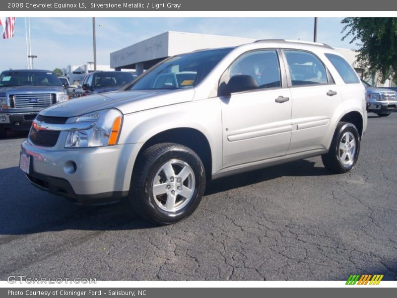 Silverstone Metallic / Light Gray 2008 Chevrolet Equinox LS