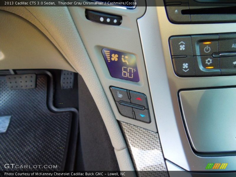Thunder Gray ChromaFlair / Cashmere/Cocoa 2013 Cadillac CTS 3.0 Sedan