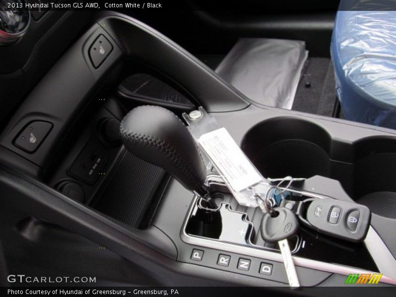 Cotton White / Black 2013 Hyundai Tucson GLS AWD