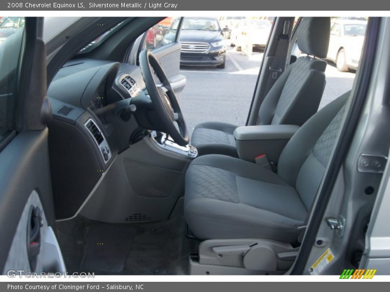 Silverstone Metallic / Light Gray 2008 Chevrolet Equinox LS