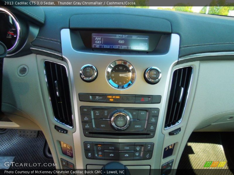 Thunder Gray ChromaFlair / Cashmere/Cocoa 2013 Cadillac CTS 3.0 Sedan