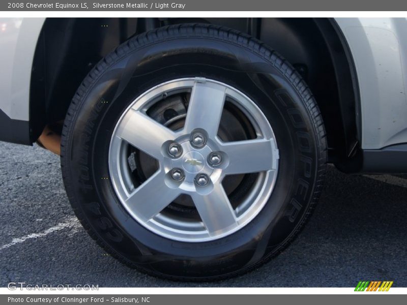 Silverstone Metallic / Light Gray 2008 Chevrolet Equinox LS