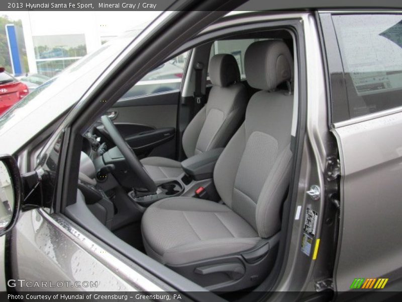 Front Seat of 2013 Santa Fe Sport