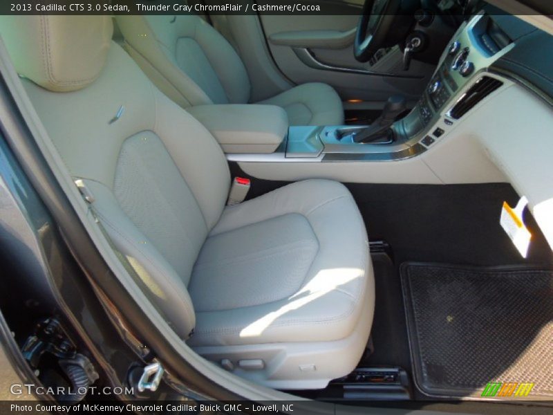 Thunder Gray ChromaFlair / Cashmere/Cocoa 2013 Cadillac CTS 3.0 Sedan