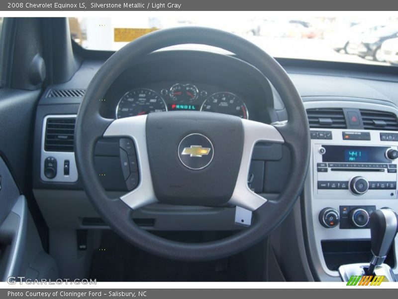 Silverstone Metallic / Light Gray 2008 Chevrolet Equinox LS