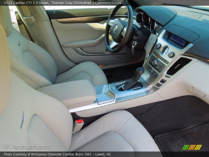 Thunder Gray ChromaFlair / Cashmere/Cocoa 2013 Cadillac CTS 3.0 Sedan