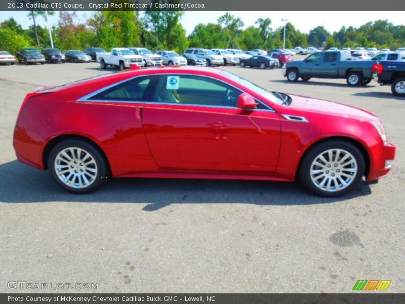 Crystal Red Tintcoat / Cashmere/Cocoa 2013 Cadillac CTS Coupe