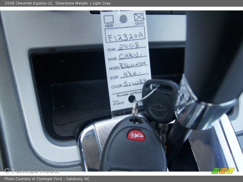 Silverstone Metallic / Light Gray 2008 Chevrolet Equinox LS