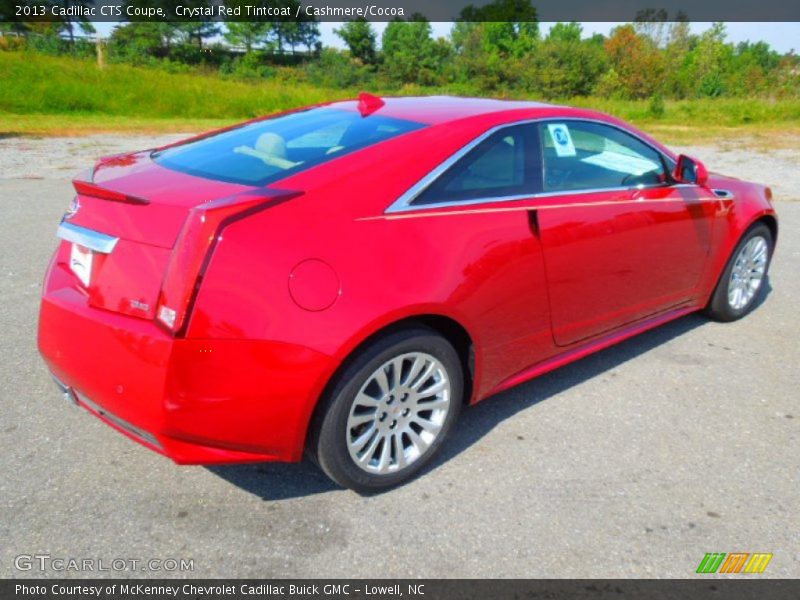 Crystal Red Tintcoat / Cashmere/Cocoa 2013 Cadillac CTS Coupe