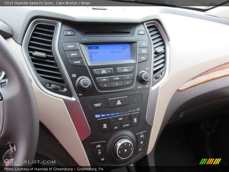 Controls of 2013 Santa Fe Sport