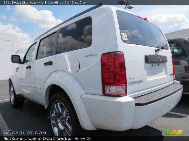 Bright White / Dark Slate Gray 2011 Dodge Nitro Heat 4x4