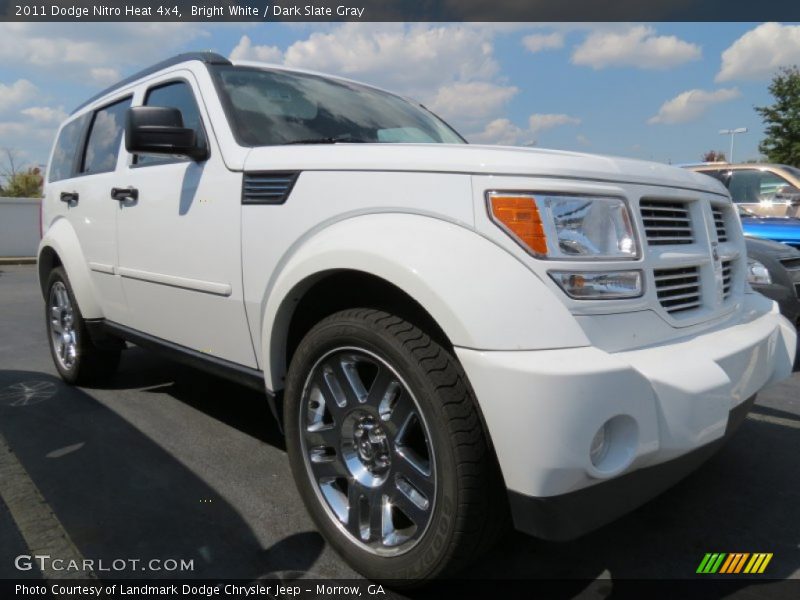 Bright White / Dark Slate Gray 2011 Dodge Nitro Heat 4x4