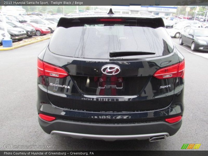 Twilight Black / Beige 2013 Hyundai Santa Fe Sport