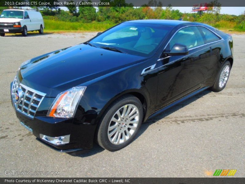 Black Raven / Cashmere/Cocoa 2013 Cadillac CTS Coupe