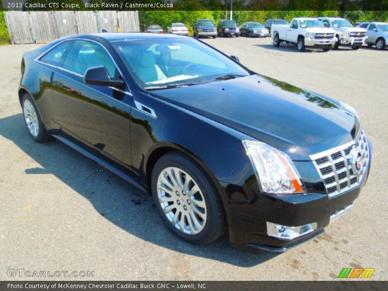 Black Raven / Cashmere/Cocoa 2013 Cadillac CTS Coupe