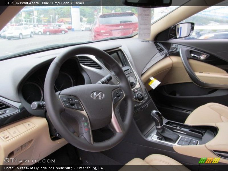 Black Onyx Pearl / Camel 2012 Hyundai Azera